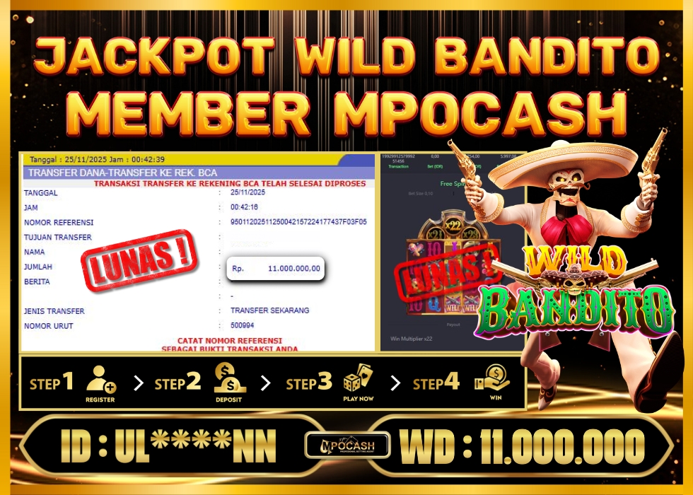 MPOCASH JACKPOT WILD BANDITO